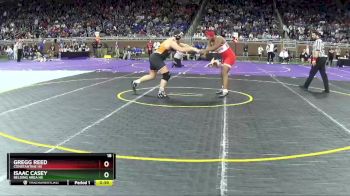 D3-285 lbs Cons. Round 1 - Isaac Casey, Belding Area HS vs Gregg Reed, Constantine HS