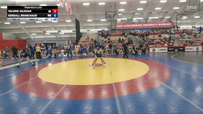 145 lbs Round 5 (12 Team) - Valerie Iglesias, Felician vs Kendall Branchaud, Western New England