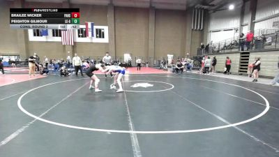 120 lbs Cons. Round 2 - Peighton Gilmour, Lincoln East vs Brailee Wicker, Paola