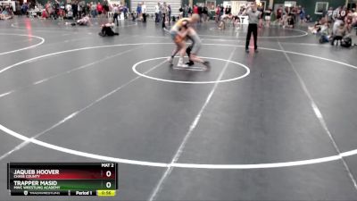 132 lbs Cons. Round 3 - Trapper Masid, MWC Wrestling Academy vs Jaqueb Hoover, Chase County