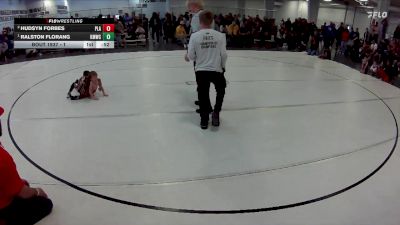 1 lbs Round 3 - Ralston Florang, Kearney MatCats Wrestling Club vs Hudsyn Forbes, Plainview