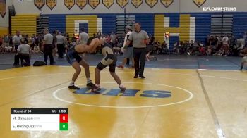 145 lbs Round Of 64 - Maxal Simpson, Citrus Wrestling Club vs Erik Rodriguez, Cypress Bay