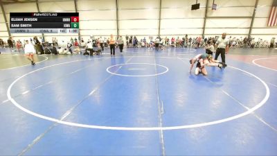 84 lbs Round 5 (3pm Friday) - Elijah Jensen, Untouchables, MN vs Sam Smith, Iowa Black