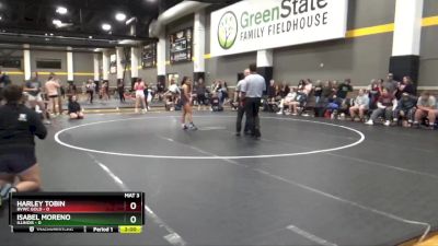 100 lbs Round 4 (16 Team) - Isabel Moreno, Illinois vs Harley Tobin, BVWC Gold