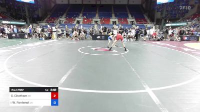 100 lbs Cons 32 #2 - Gavin Chatham, OK vs William Fontenot, LA