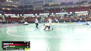 145 lbs Quarterfinal - Gabriel Brown, Capital vs Graden Blue, Centennial