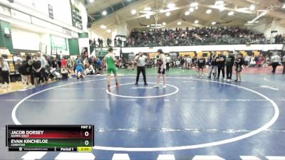 145 lbs Quarterfinal - Jacob Dorsey, Nampa West vs Evan Kincheloe, Lonestar