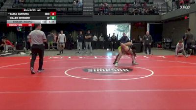 197 lbs Champ. Round 1 - Caleb Werner, Providence (Mont.) vs Elias Corona, Southern Oregon