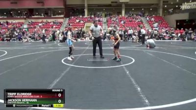 68 lbs Round 5 (6 Team) - Jackson Hermann, Greater Heights vs Tripp Eldridge, Honey Badger Wrestling Club