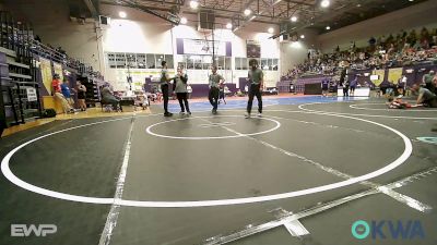 110 lbs Rr Rnd 5 - Luke Williams, Mannford Pirate Youth Wrestling vs Aiden Miller, Stroud Youth Wrestling Club