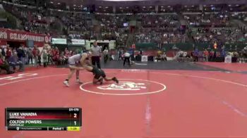 D1-175 lbs Quarterfinal - Colton Powers, Marysville vs Luke Vanadia, Brecksville