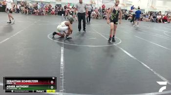 110 lbs Round 1 (4 Team) - Asher Anthony, 84 Athletes vs Sebastian Schmeltzer, Forge