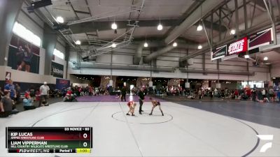 60 lbs Round 3 - Liam Vipperman, Hill Country Wildcats Wrestling Club vs Kip Lucas, Amped Wrestling Club