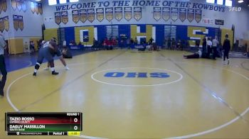 285 Gold Round 1 - Daguy Massillon, South Dade vs Tazio Rosso, Camden County