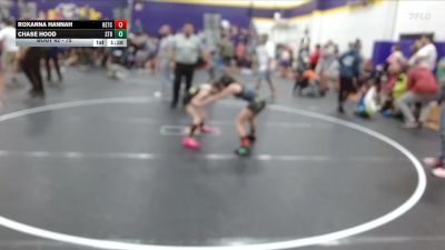 75 lbs Round 3 - Chase Hood, Summerville Take Down vs Roxanna Hannah, KC Elite Training Center