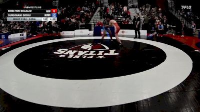 54kg Cons. Round 1 - Brelynn Skaalid, Strathcona Wrestling Club vs Sukhmani Sidhu, Alberta Elite Women`s Wrestling Club