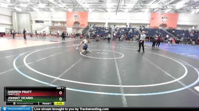 141 lbs Cons. Round 2 - Johnny Vicario, Oswego State vs Andrew Pratt, Trinity (CT)