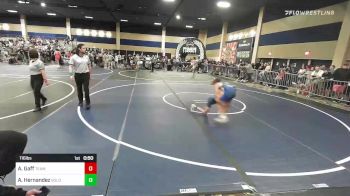 116 lbs Consi Of 16 #1 - Aden Gaff, Team SoCal vs Aidan Hernandez, Gold Rush Wr Ac