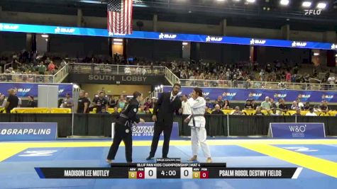 Madison Lee Motley vs Psalm Rosol Destiny Fields 2026 Pan Kids Jiu-Jitsu IBJJF Championship
