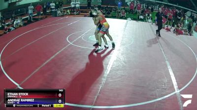 145 lbs Quarters & Wb (16 Team) - Ethan Stock, Oregon 2 vs Andrae Ramirez, Idaho 1