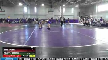 149 lbs Cons. Round 3 - Traevin Osborn, Loras vs Luke Radeke, Dubuque
