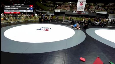 86 kg Champ. Round 2 - Adrian Perez Pulido vs Christian Diaz, Delta Wrestling Club