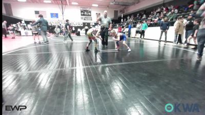 70 lbs Consolation - Jett Bishop, Seneca Youth Wrestling Club vs Hollis Federico, Muskogee Rougher Youth Wrestling