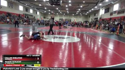 102 lbs Cons. Round 2 - Callan Shelstad, Centennial vs Mason Schlicht, St. Croix Falls