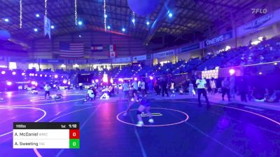 116 lbs Quarterfinal - Allison McDaniel, Wrecking Crew vs Adley Sweeting, The Royal