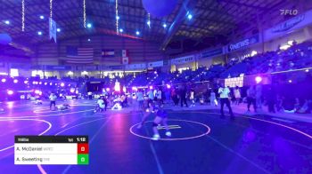 116 lbs Quarterfinal - Allison McDaniel, Wrecking Crew vs Adley Sweeting, The Royal