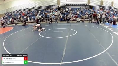 12U Boys - 92 lbs Champ. Round 2 - Aidan Keilman, Bulldog Premier Wrestling Club vs Cameron Hoezee, Salem Elite Mat Club