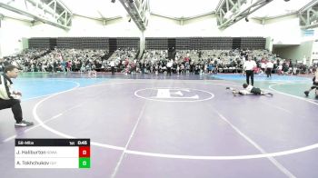 58-M lbs 3rd Place - Javon Haliburton, Northern Delaware Wrestling Academy vs Adam Tokhchukov, Olympic