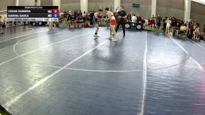 144 lbs Cons. Round 2 - Logan Hammon, California vs Ezekiel Gasca, Arizona