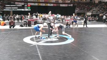 5A 150 lbs Cons. Semi - Andres Romero, Los Lunas vs James Rowan Langell, Las Cruces