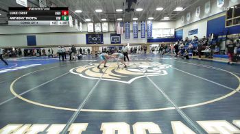 106 lbs Consi Of 4 - Luke Crist, Bishop Hendricken vs Anthony Trotta, VHW