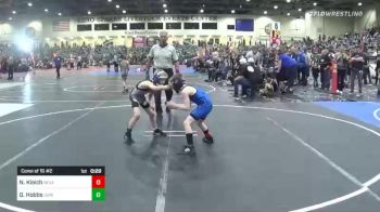 58 lbs Consi Of 16 #2 - Nicholas Klaich, Nevada Elite vs Dexter Hobbs, Junior Comet Wrestling