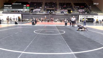 125 lbs Quarterfinal - Ben Monn, George Mason University vs Cadell Lee, Usmaps