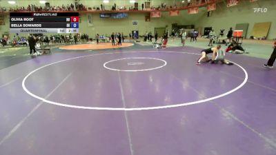 131 B Quarterfinal - Bella Sowards, Sacred Heart vs Olivia Root, Davenport University