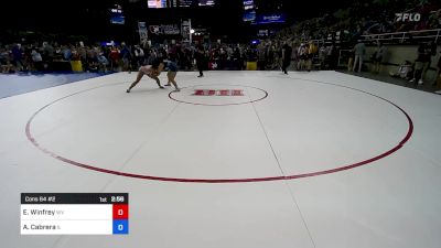 145 lbs Cons 64 #2 - Eliana Winfrey, WV vs America Cabrera, IL