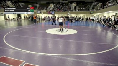 215 lbs Finals (8 Team) - Talon Post, Z-M (Zumbrota/Mazeppa) vs Jaxon Disrud, Sartell