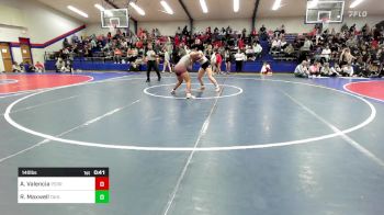 140 lbs Consi Of 8 #2 - Alexi Valencia, Perry Girls Wrestling Club vs Rosha Maxwell, Tahlequah Girls HS