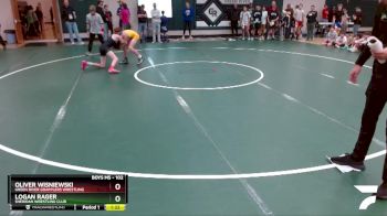 102 lbs Champ. Round 1 - Oliver Wisniewski, Green River Grapplers Wrestling vs Logan Rager, Sheridan Wrestling Club