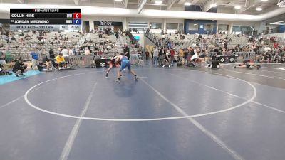 132 lbs Cons. Sub-rd Of 16 - Collin Hire, Spartan Youth Wrestling vs Jordan Medrano, Wright Wrestling Academy