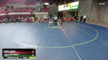 100 lbs Round 1 (16 Team) - Avery Green, Comal Smithson Valley vs Avah Hutchison, Amarillo