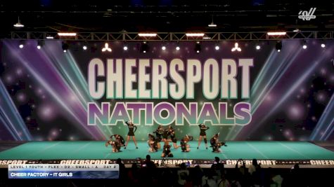 Cheer Factory - IT Girls [2026 L1 Youth - Flex - D2 - Small - A Day 2] 2026 CHEERSPORT National All Star Cheerleading Championship