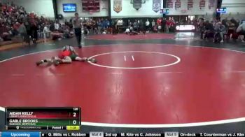 126 lbs Quarterfinal - Aidan Kelly, Liberty (Wentzville) vs Gable Brooks, Dubuque Hempstead