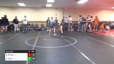 160 lbs Rr Rnd 3 - Marcus Richey, OMP HS vs Jordan Perks, Silent Victory HS