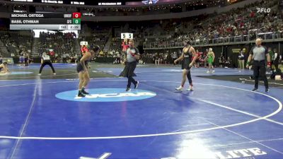 157 lbs Cons. Round 1 - Basil Othman, San Fran. St. vs Michael Ortega, UIndy