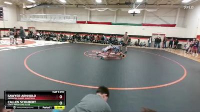 110-115 lbs Semifinal - Sawyer Arnhold, Shoshoni Sharp Shooters vs Callen Schubert, Cody Wrestling Club