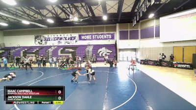 92 lbs Cons. Semi - Isaac Campbell, Riverton Wolf Pack Wrestling vs Jackson Dahle, Agon Academy